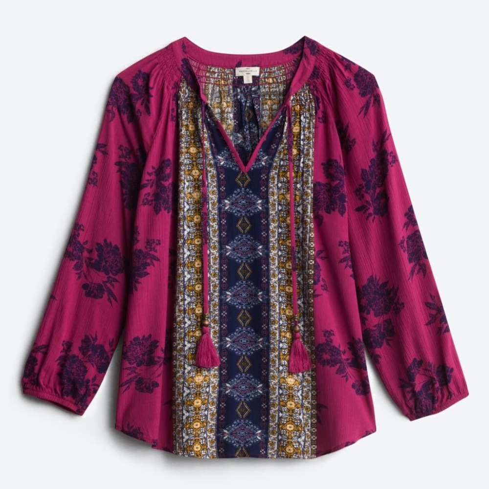 Mason and belle caseey tassel detail top